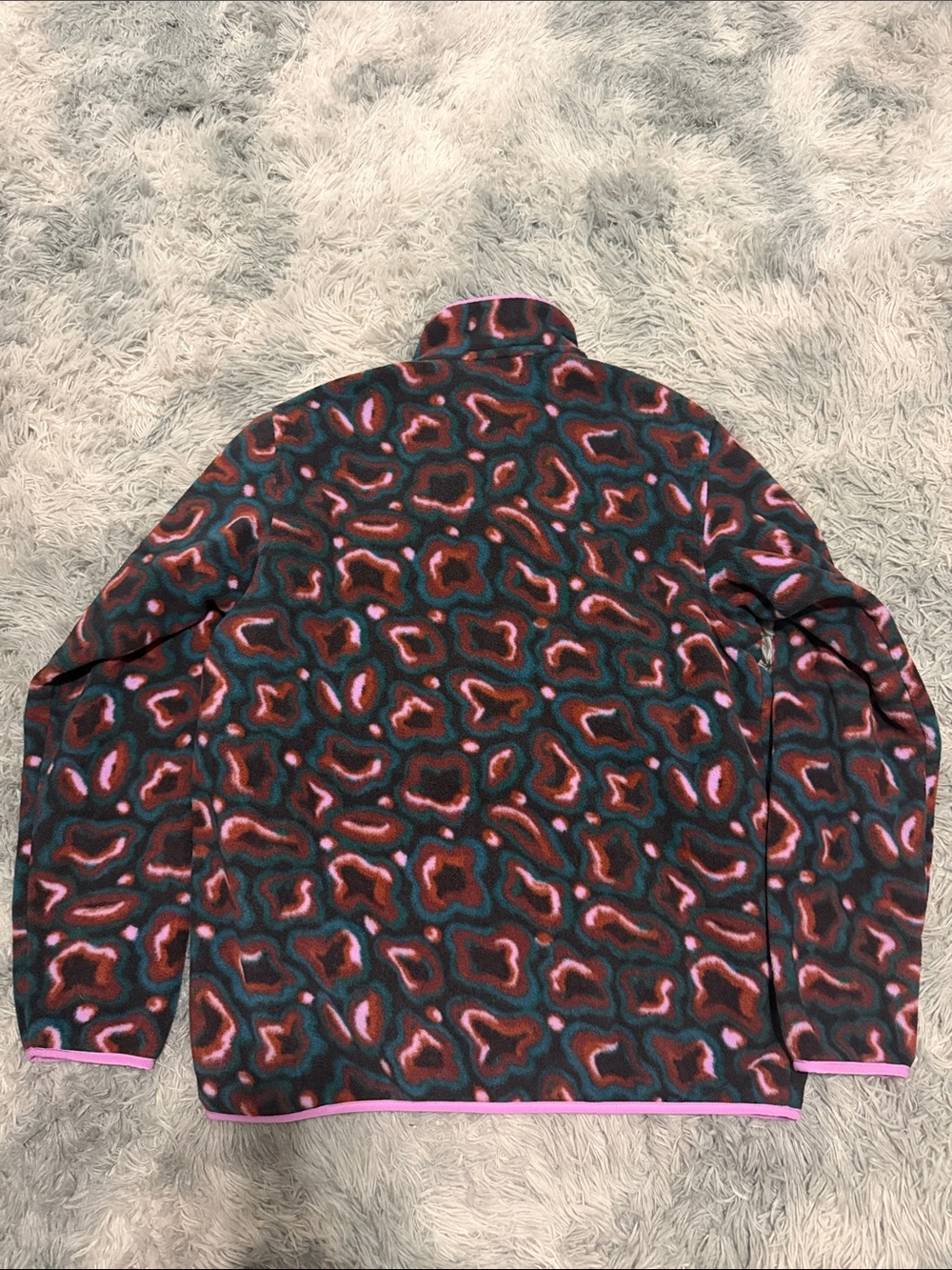 Patagonia Women's Synchilla Snap-T Fleece Pullover XL Soft Spirea Dried Vanilla - Picture 5 of 5